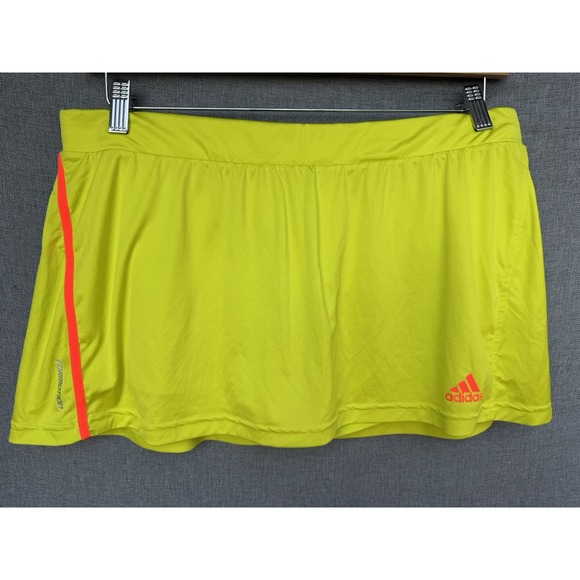 adidas Pants - Adidas Adizero Sz‎ XL Formation Neon Yellow/Green Skort Skirt Tennis Pickleball